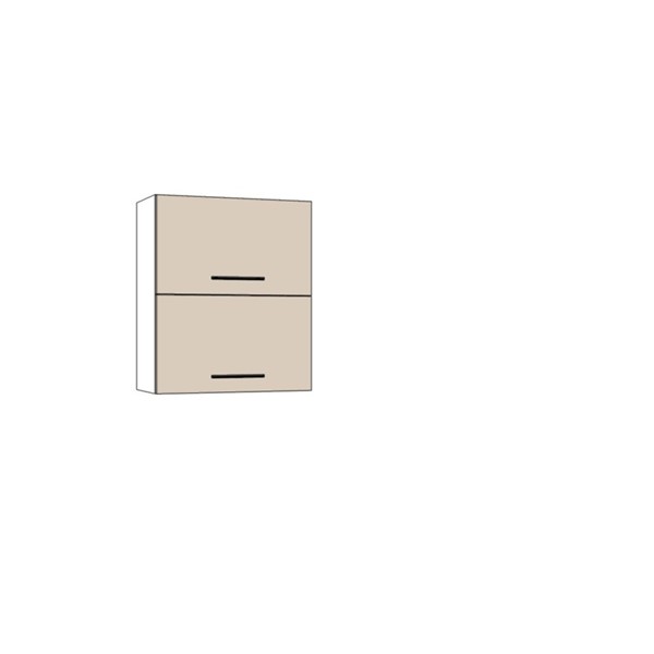 Horná skrinka EXPRES WFL6002 š60 x v72cm s 2 výklopnými dvierkami - sand mat