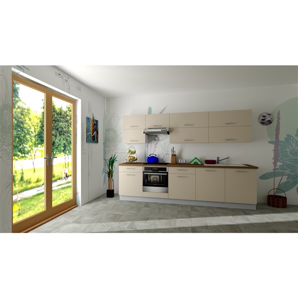 Horná skrinka EXPRES WFL6002 š60 x v72cm s 2 výklopnými dvierkami - sand mat