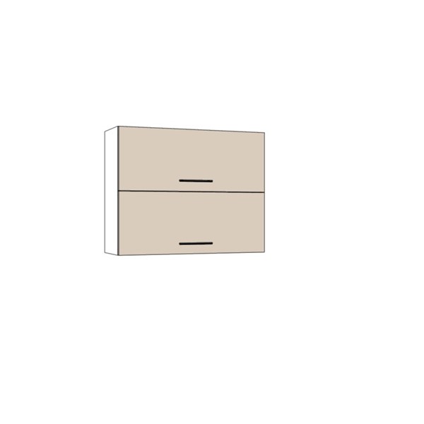 Horná skrinka EXPRES WFL9002 š90 x v 72cm s 2 výklopnými dvierkami - sand mat