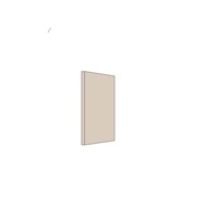 SSW5628 Vymeniteľná bočnica k nadstavcovej skrinke 28x56cm - sand mat