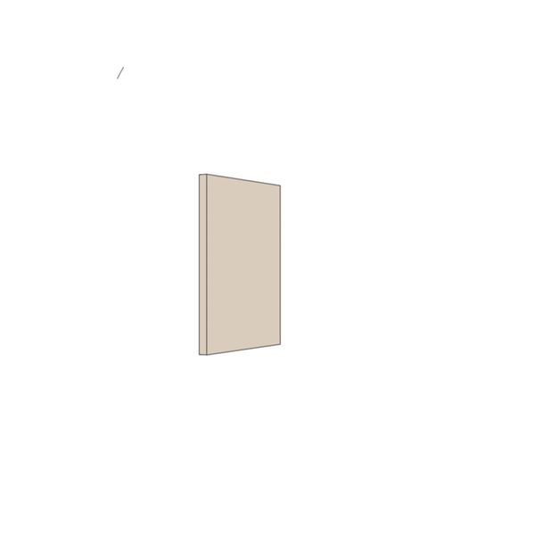 SSW5628 Vymeniteľná bočnica k nadstavcovej skrinke 28x56cm - sand mat