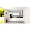 Kuch. blok EXPRES 50 Š/V/H: 377x204x60cm - biela vysoký lesk