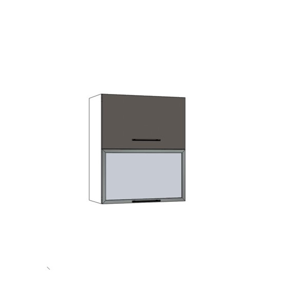 Kuch. blok EXPRES 30 172x217cm - antracit vysoký lesk