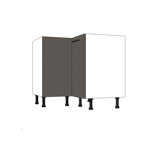 Kuch. blok EXPRES 30 172x217cm - antracit vysoký lesk