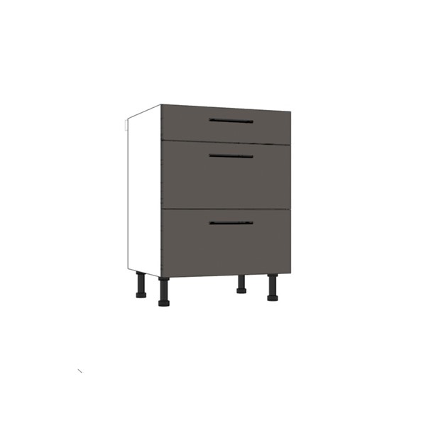 Kuch. blok EXPRES 30 172x217cm - antracit vysoký lesk