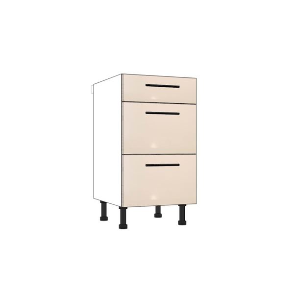 Kuch. blok EXPRES 10 Š/V/H: 242x204x60cm - satin vysoký lesk