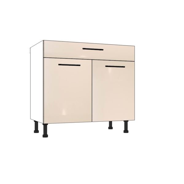 Kuch. blok EXPRES 10 Š/V/H: 242x204x60cm - satin vysoký lesk