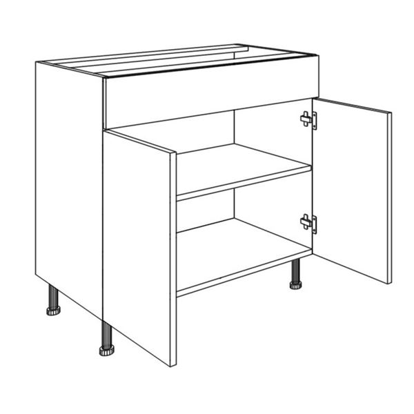 Kuch. blok EXPRES 10 Š/V/H: 242x204x60cm - satin vysoký lesk
