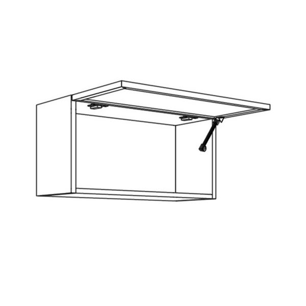 Kuch. blok EXPRES 10 Š/V/H: 242x204x60cm - satin vysoký lesk