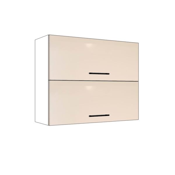 Kuch. blok EXPRES 10 Š/V/H: 242x204x60cm - satin vysoký lesk