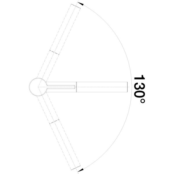 Blanco LINEE-S antracit so sprškou 518 438