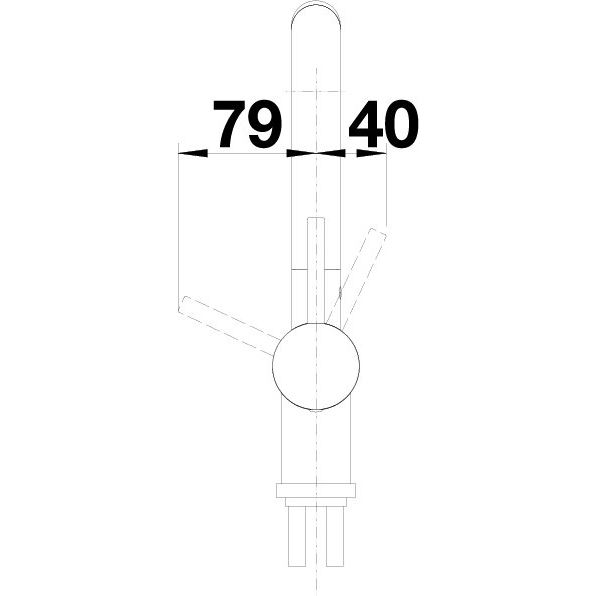 Blanco LINUS-S antracit so sprškou 516 688