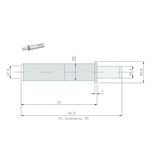 Tlmic AIRTIC biela tlmic