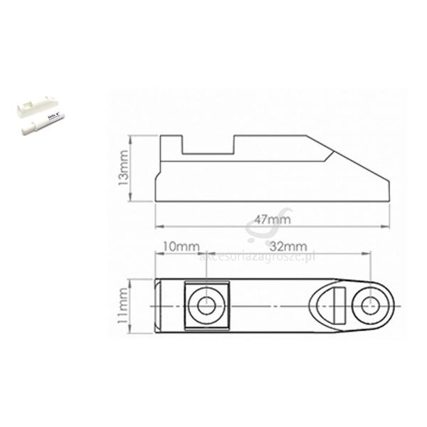 Tlmic AIRTIC biela adapter